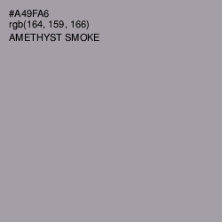 #A49FA6 - Amethyst Smoke Color Image